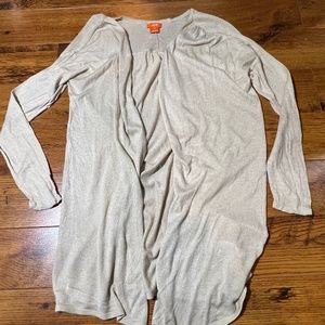 Joe Fresh Beige / Tan medium length cardigan sweater - Size S